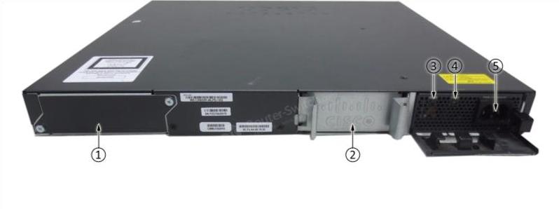 WS-C2960XR-48FPD-I Back Panel