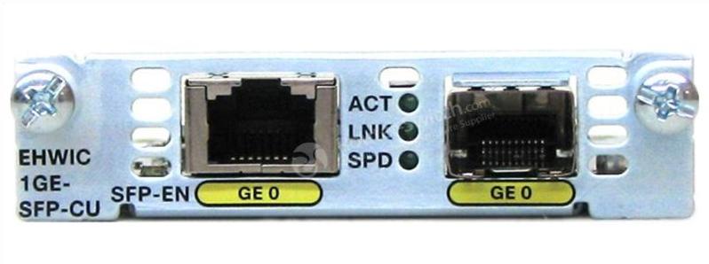 EHWIC-1GE-SFP-CU Front View