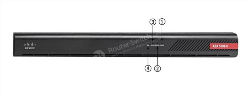 Cisco ASA5508-K9 Front Panel