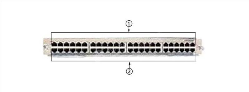 the front panel of C6800-48P-TX