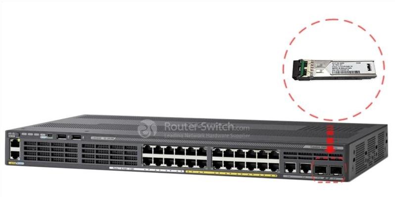 Cisco GLC-ZX-SMD in switch