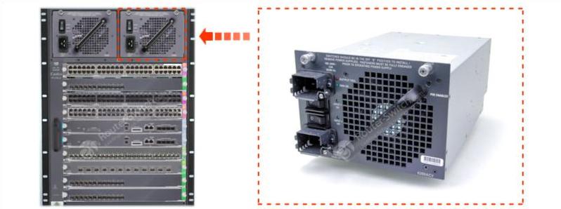PWR-C45-4500ACV installed in the switch
