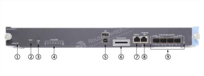 WS-X45-SUP7-E front panel