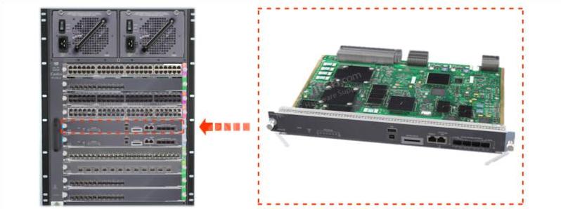 WS-X45-SUP7-E installed in the switch