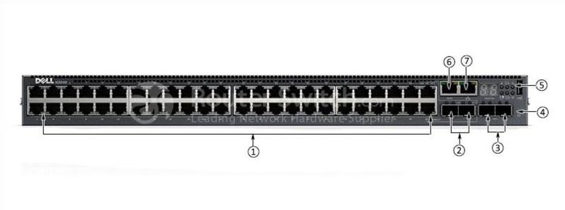 передняя панель n3048et-on