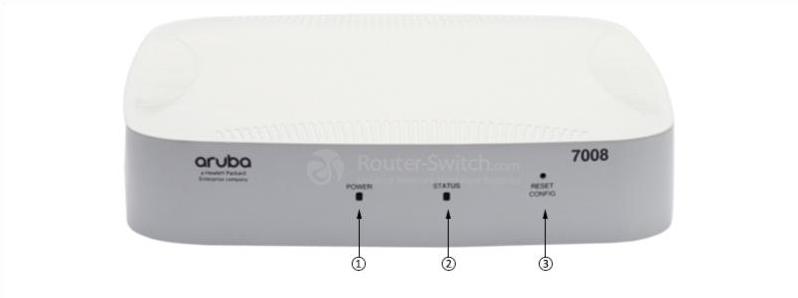HPE Aruba 7008 Controller Front