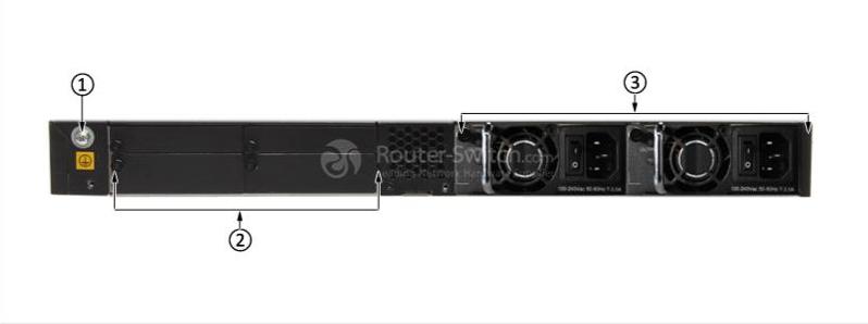 AC6605-26-PWR-16AP Back Panel