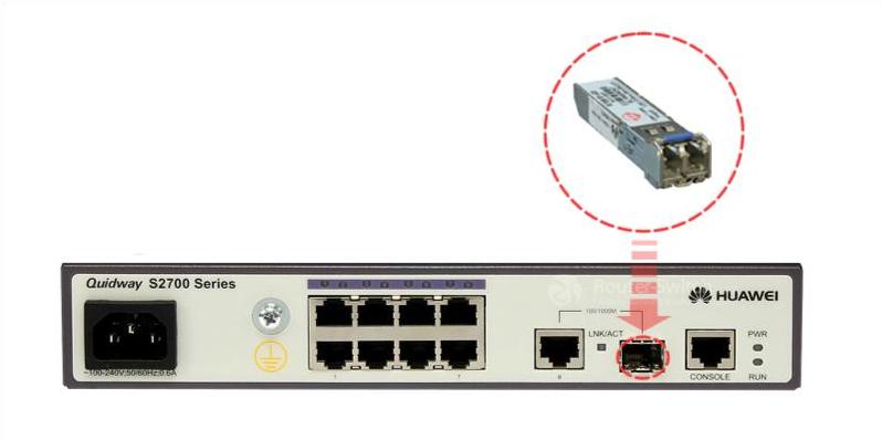 SFP-FE-SX-MM1310 in switch