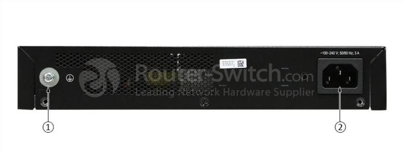 Huawei S1730S-L8P-A Rear View