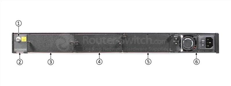 Huawei S5730-44C-PWH-HI Back View