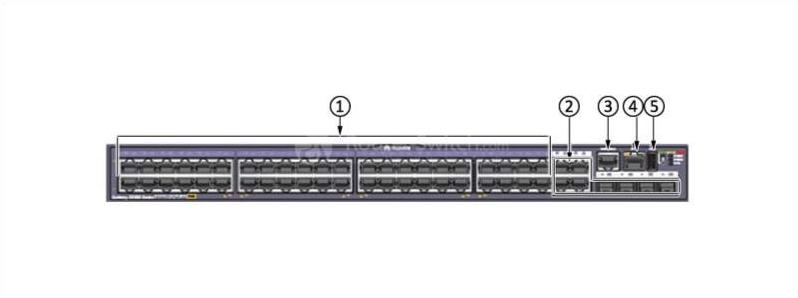 the front panel of LS-S5348TP-PWR-SI