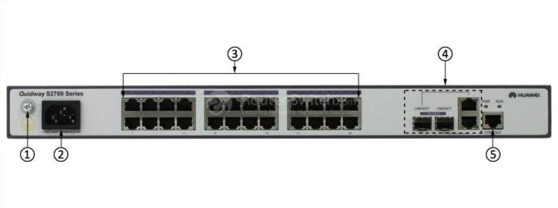 S2700-26TP-EI-AC Front Panel