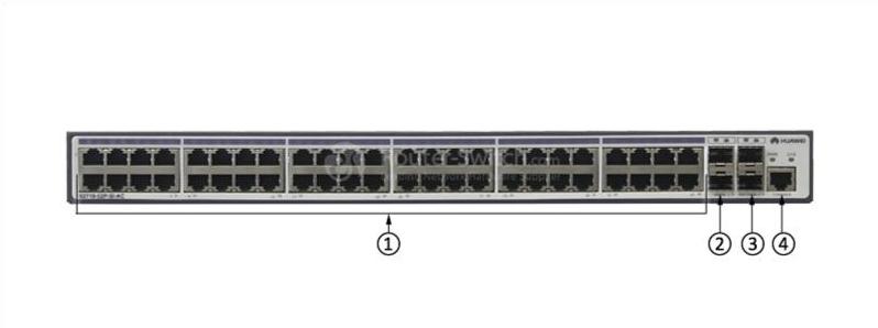 S2710-52P-SI-AC Front Panel