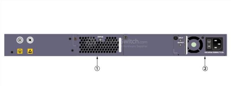 S3700-52P-PWR-SI Back Panel