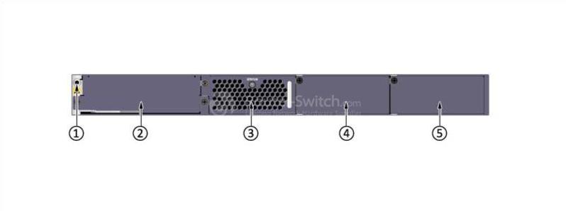the back panel of S5700-52C-EI