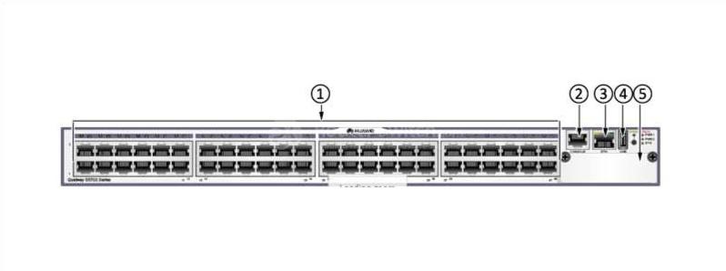  the front panel of S5700-52C-SI