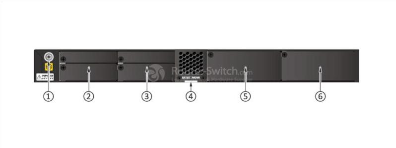 S5710-28C-PWR-EI-AC Back Panel