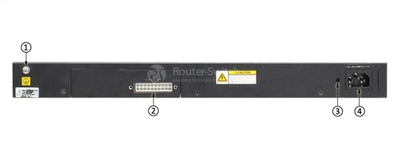 S5720S-52P-SI-AC Back Panel