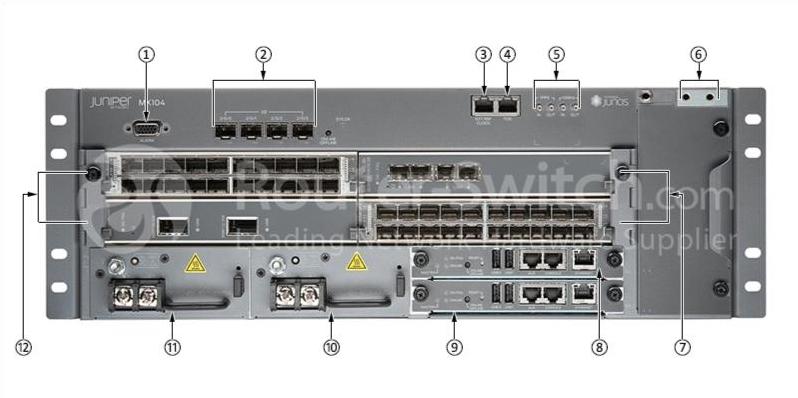 Juniper MX104 Front View