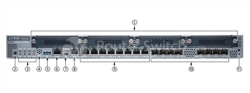 Juniper SRX340 Front View
