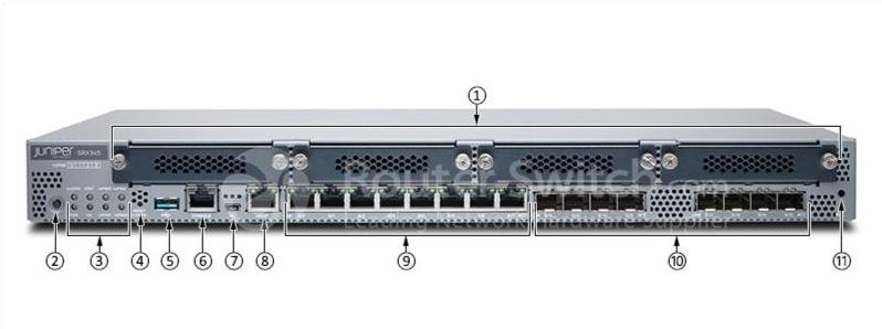 Juniper SRX345 Front View