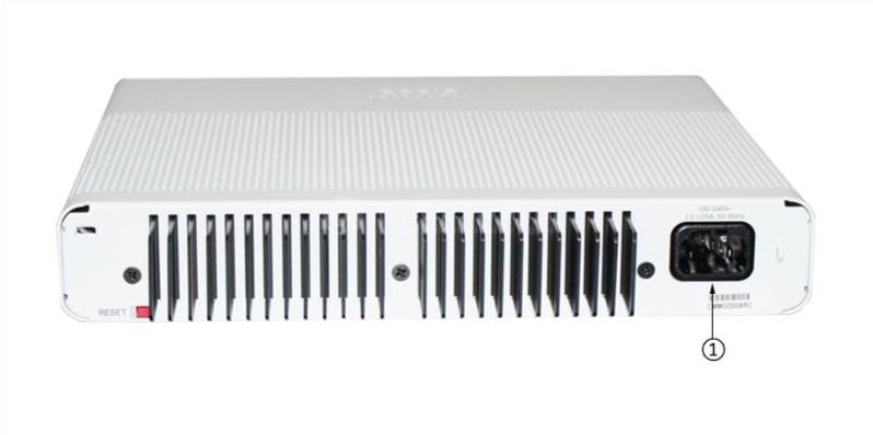 WS-C2960C-12PC-L Back Panel