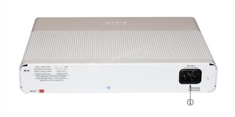 WS-C2960C-8TC-S Back Panel