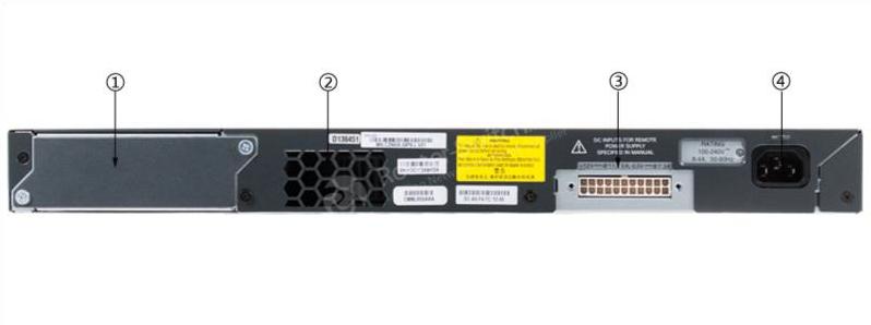 WS-C2960X-24TS-L Back Panel