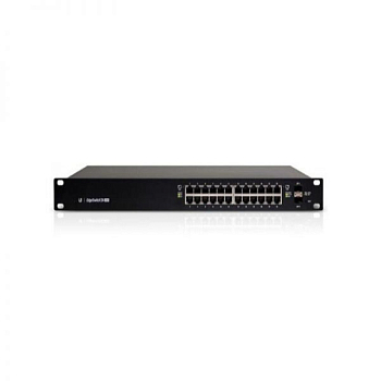 Фото ES-24-250W - Ubiquiti EdgeSwitch 24 250W PoE+ Switch