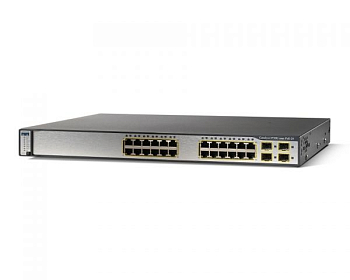 Фото WS-C3750G-24PS-E Cisco 3750 Switch